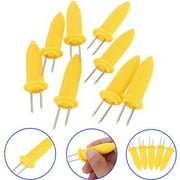 Carroterr 7 Steel BBQ Skewers with Prong Holders for Corn on the Cob and Garden   N3V4