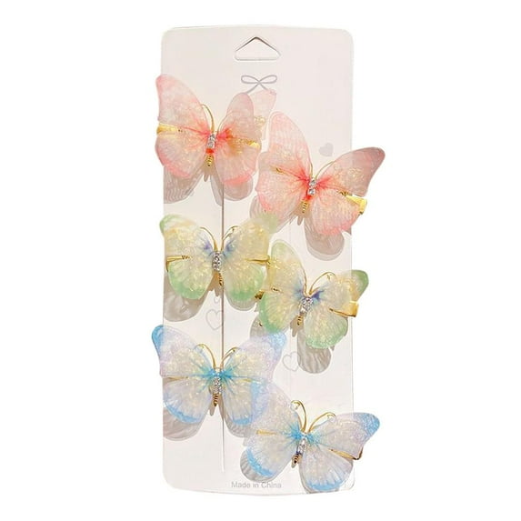 Carroterr Butterfly Hair Clips Claw Barrettes Mini Jaw Clips Hairpin for Women Girls NEW Z2C1