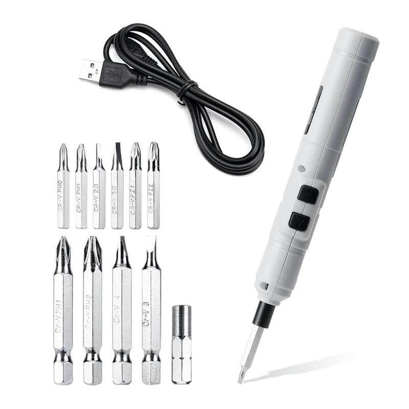 Carroterr Mini Lithium Cordless Electric Rechargeable Power Screwdriver Tool O7Q1