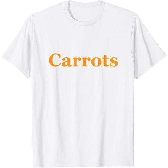 Carrots American Vegetable Tee T-ShirtMen's and women's pure cotton short-sleeved shirts