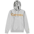 thumbnail image 1 of Carrots By Anwar Carrots Men's Classic Logo Wordmark Hoodie Sweatshirt (Small, Heather Grey), 1 of 6