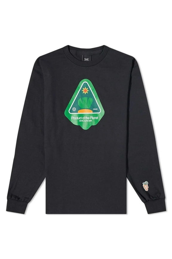 Carrots By Anwar Carrots Men's Planting Seeds Long Sleeve Tee T-Shirt (Small, Black)