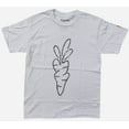 thumbnail image 1 of Carrots By Anwar Carrots Men's Stay Relevant Graphic Print Tee T-Shirt (Small, White), 1 of 4