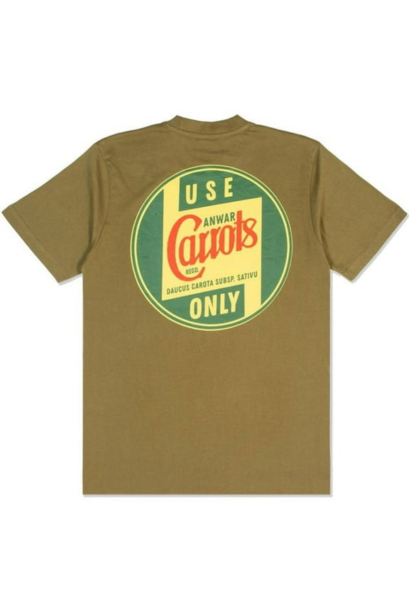 Carrots By Anwar Carrots Men's Use Only Tee T-Shirt (Small, Olive)