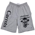 thumbnail image 1 of Carrots By Anwar Carrots Men's X Children Are The Future Champion Sweat Shorts (Small, Heather Gray 2), 1 of 2