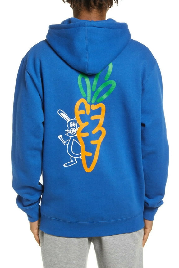 Carrots By Anwar Carrots Men's X Gary Vee Friends Hoodie Sweatshirt in Royal Blue (Small, Royal Blue)