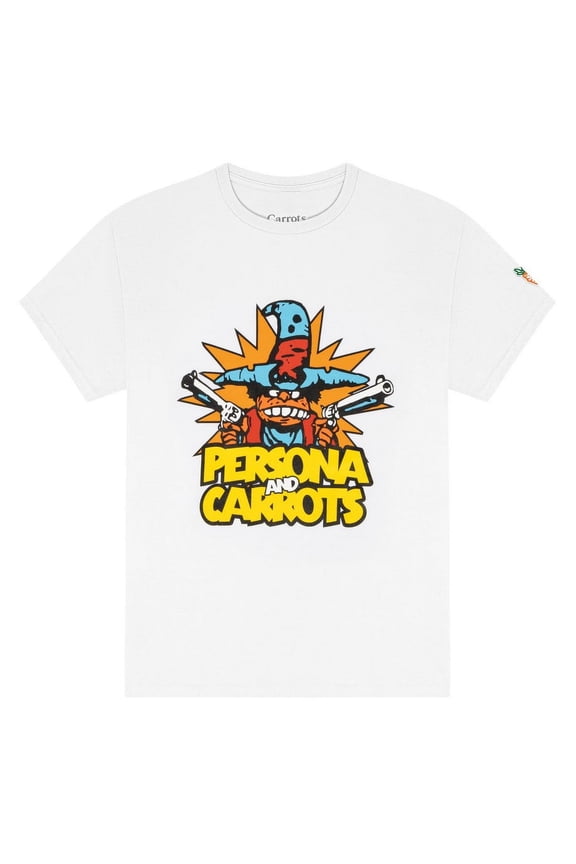 Carrots By Anwar Carrots Men's X Persona Wild Wild West Tee T-Shirt (Large, White)