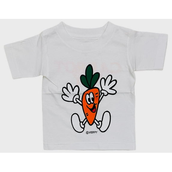 Carrots By Anwar Carrots Toddler Pre-Schooler Carrot Boy Tee T-Shirt For Ages 2-5 (Medium, White)