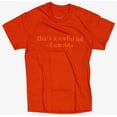 thumbnail image 1 of Carrots By Anwar Carrots X That's A Aweful Lot Of Cough Syrup Orange Tee T-Shirt (Small, Orange), 1 of 2
