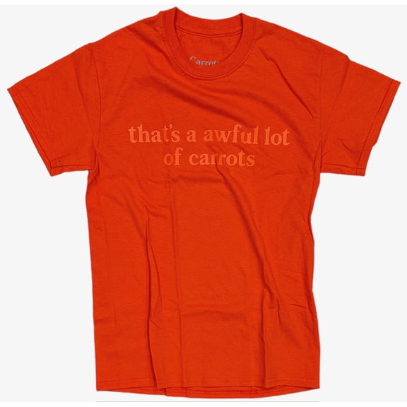 Carrots By Anwar Carrots X That's A Aweful Lot Of Cough Syrup Orange Tee T-Shirt (Small, Orange)
