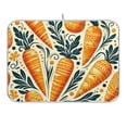 thumbnail image 1 of Carrots with Leave and Dots Dish Drying Mat 18x24 Absorbent Microfiber Draining Rack Pad for Kitchen Counter Sink, 1 of 8
