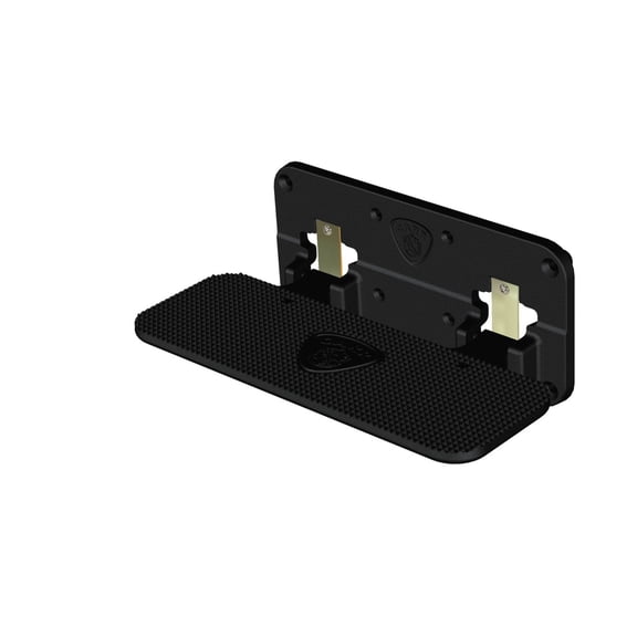 Carrs Mega Step Flat Mount - Black Powder Coat