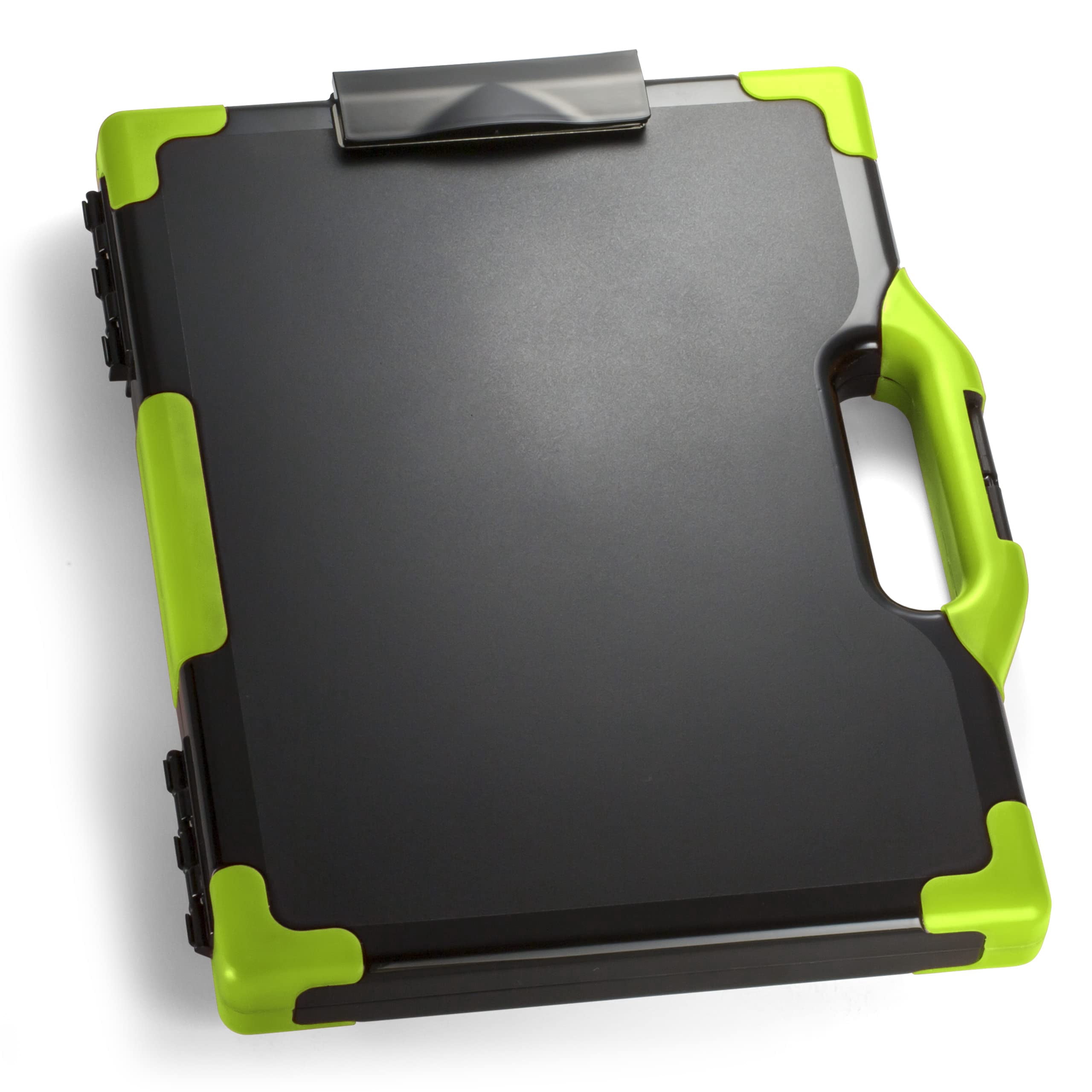 Carry All Clipboard Storage Box  Letter/legal Size Black & Green (83325)