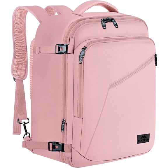 Carry on Backpack, Extra Large Travel Backpack Expandable Airplane Approved Weekender Bag for Men and Women, Water Resistant Lightweight Daypack for Flight 40L, Black