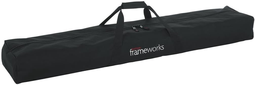 Carry Bag for 6 Microphone Stands with  -10  Stand - Lightweight Nylon Transport