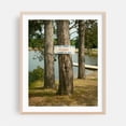 thumbnail image 1 of Carry In, Carry Out 02 - Indian Lake New York Photography Oak Framed Wall Art Print 16 x 20 inches, 1 of 12