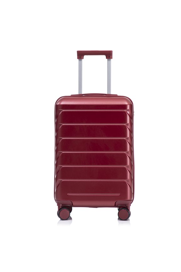 Carry On Luggage 20/28 Inch ABS Hard Shell Checked Suitcase, Scratch-Resistant Expandable Travel Bag with 360 °   Spinner Wheels, TSA Combination Lock & Telescopic Handle