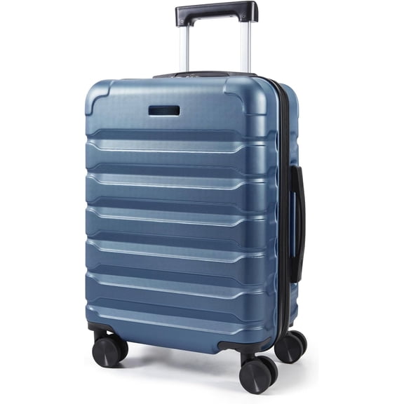 Carry Luggage 22x14x9 Airline Approved, Expandable Carry Suitcases with Wheels, weight Luggage, Durable Hard Shell 20 Inch Rolling Suit Case for Men Women Travel,Royal Blue