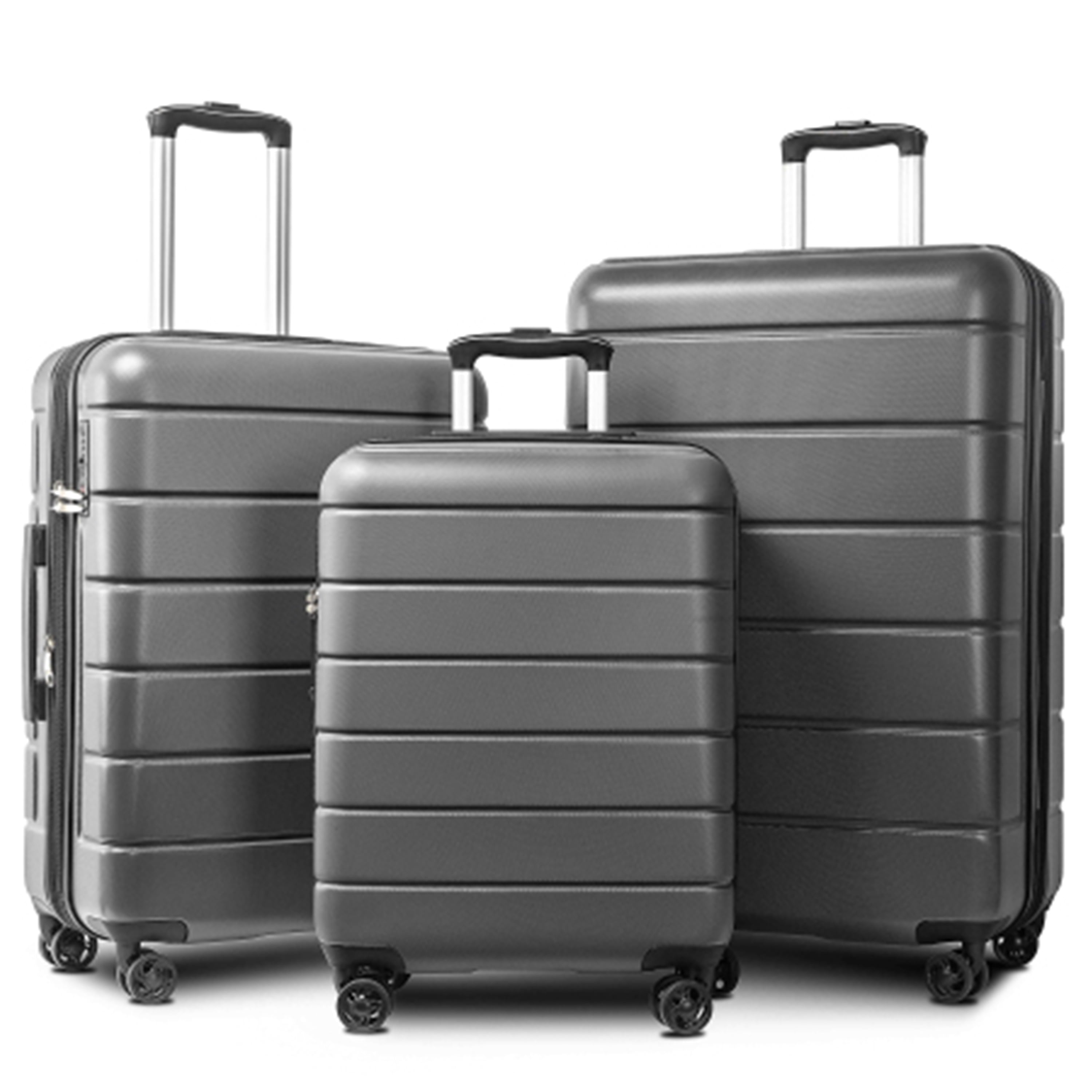 Carry on Luggage Set, 3pcs 20''/24''/28'' Fashion Lightweight Suitcase