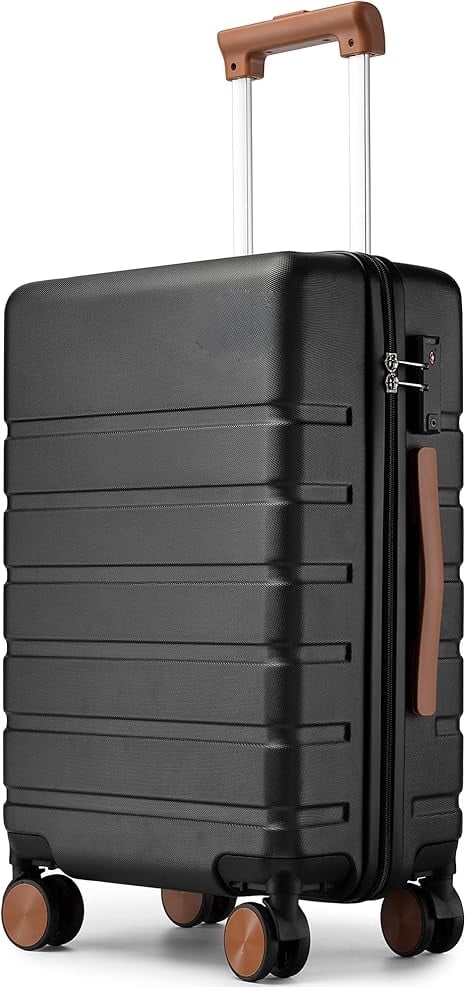 Carry on Luggage Suitcase, 22x14x9 Airline Approved 20 Inch Hardside Carry-on Luggage with Spinner Wheels, Hard Shell Luggage with TSA Lock, Hard Case Small Travel Suitcase  20-Inch