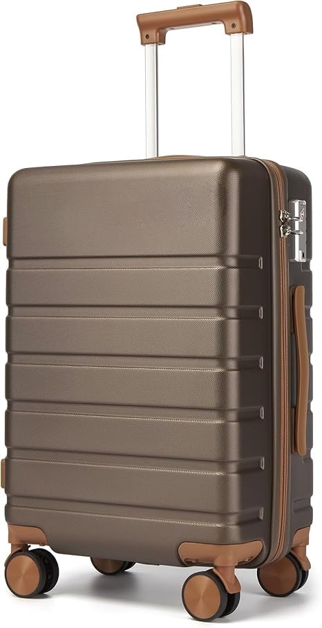 Carry on Luggage Suitcase, 22x14x9 Airline Approved 20 Inch Hardside Carry-on Luggage with Spinner Wheels, Hard Shell Luggage with TSA Lock, Hard Case Small Travel Suitcase  20-Inch