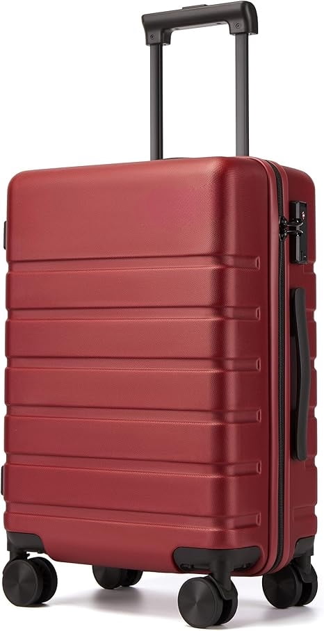 Carry on Luggage Suitcase, 22x14x9 Airline Approved 20 Inch Hardside Carry-on Luggage with Spinner Wheels, Hard Shell Luggage with TSA Lock, Hard Case Small Travel Suitcase  20-Inch