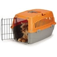 Free Shipping! Carry Me Plastic Dog Crate, Orange, Small, 23"L x 14"W x