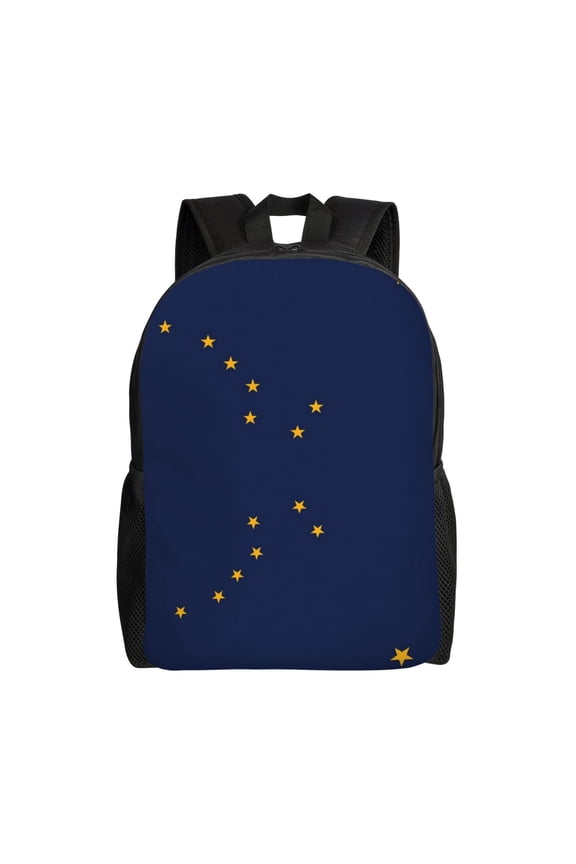 Carry On Backpack Alaska Flag Travel Laptop Backpack For Women Men Traveling Business Hiking Casual Gym
