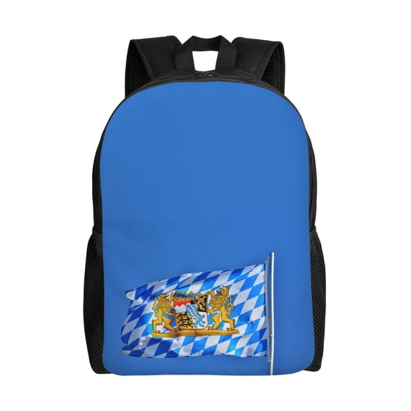 Carry On Backpack Bavaria Bavarian Flag Travel Laptop Backpack For Women Men Traveling Business Hiking Casual Gym