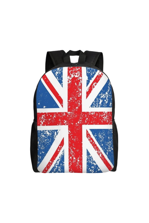 Carry On Backpack Union Jack Flag Travel Laptop Backpack For Women Men Traveling Business Hiking Casual Gym