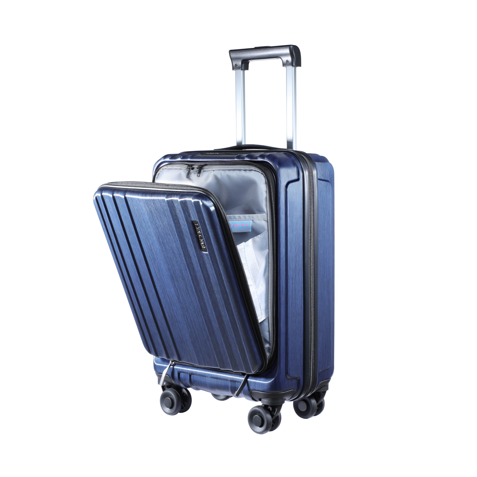 Carry On Cabin Luggage 20 Inch with Front Compartment & Expandable