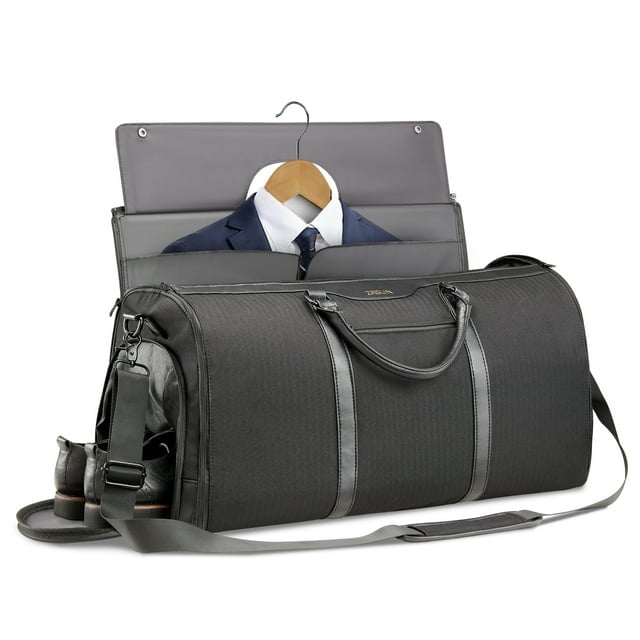 Carry On Garment Bag for Travel, Convertible Garment Duffel Bag with