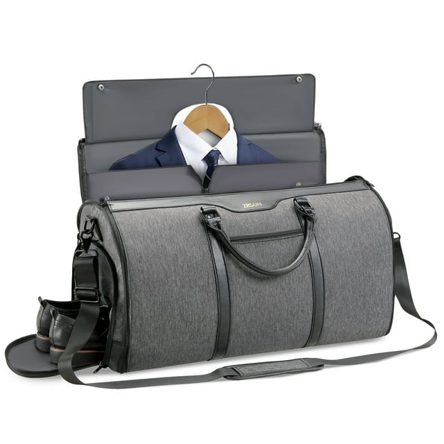 Carry On Garment Bag for Travel, Convertible Garment Duffel Bag with ...