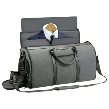 Carry On Garment Bag for Travel, Convertible Garment Duffel Bag with Shoe Compartment, Multifunctional Travel Bags for Women and Men