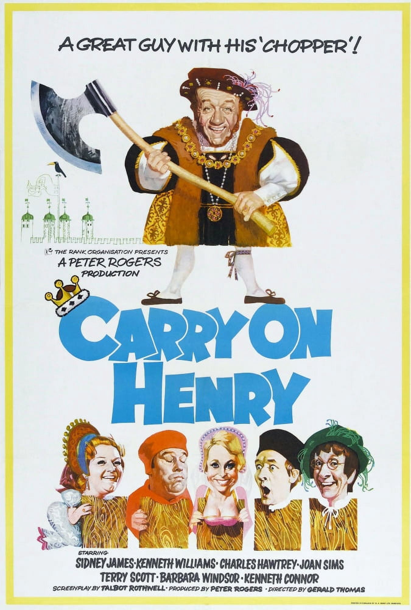 Carry On Henry Canvas Art - (11 x 17)