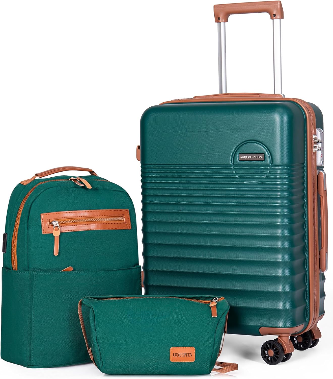 Carry On Luggage 22x14x9 Airline Approved, 20inch Hard Shell Suitcases