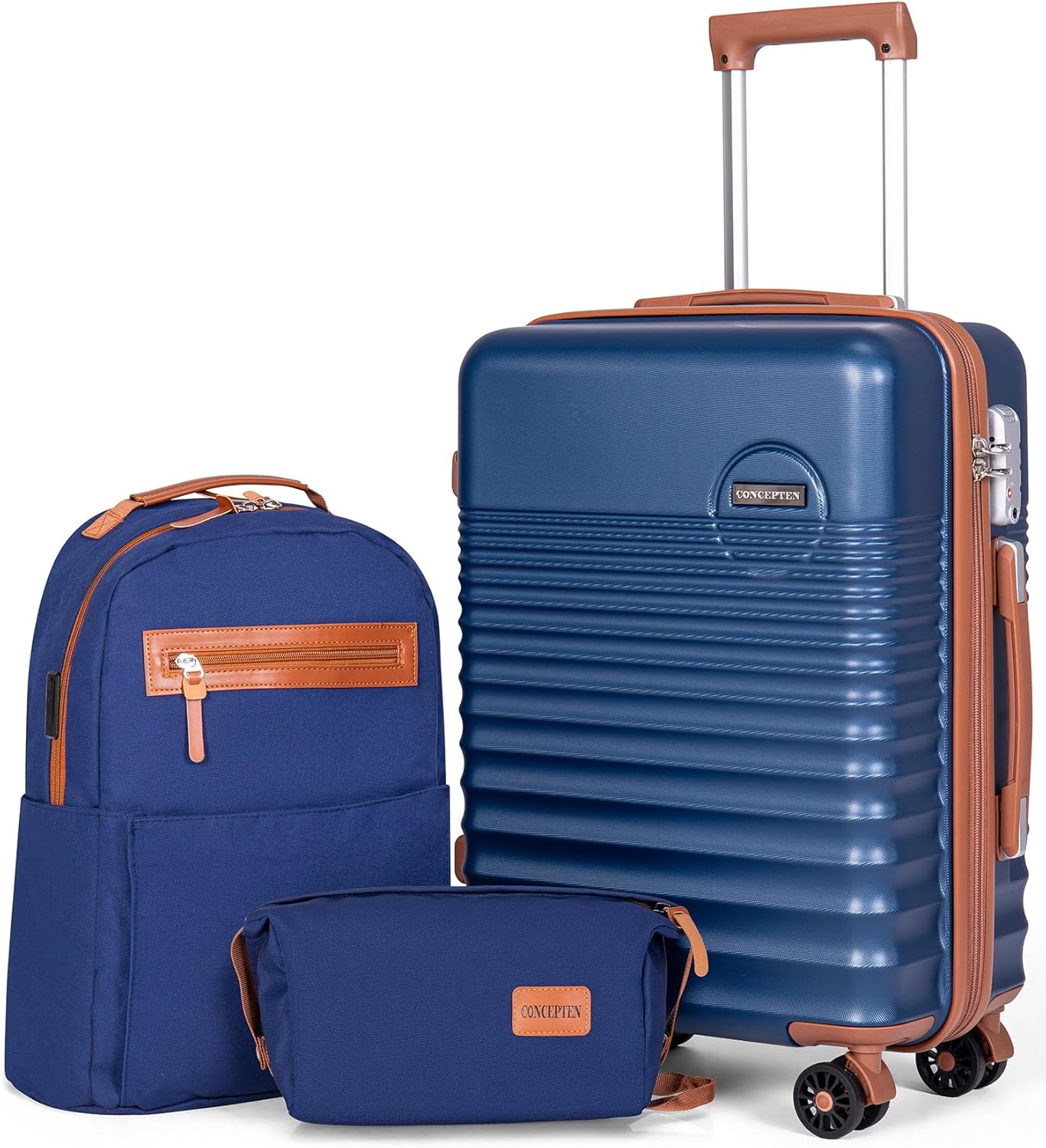 Carry On Luggage 22x14x9 Airline Approved, 20inch Hard Shell Suitcases