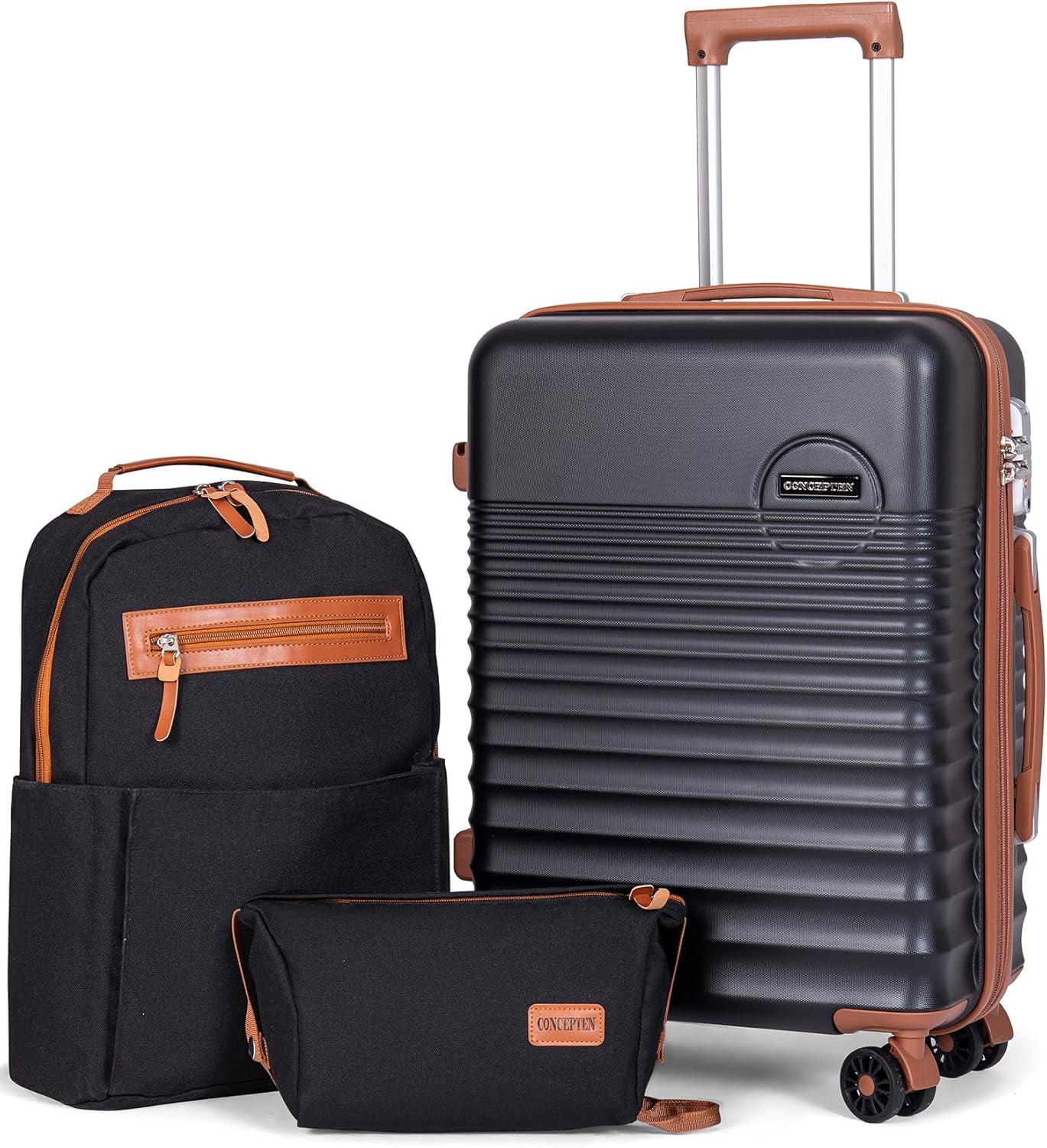 Carry On Luggage 22x14x9 Airline Approved, 20inch Hard Shell Suitcases