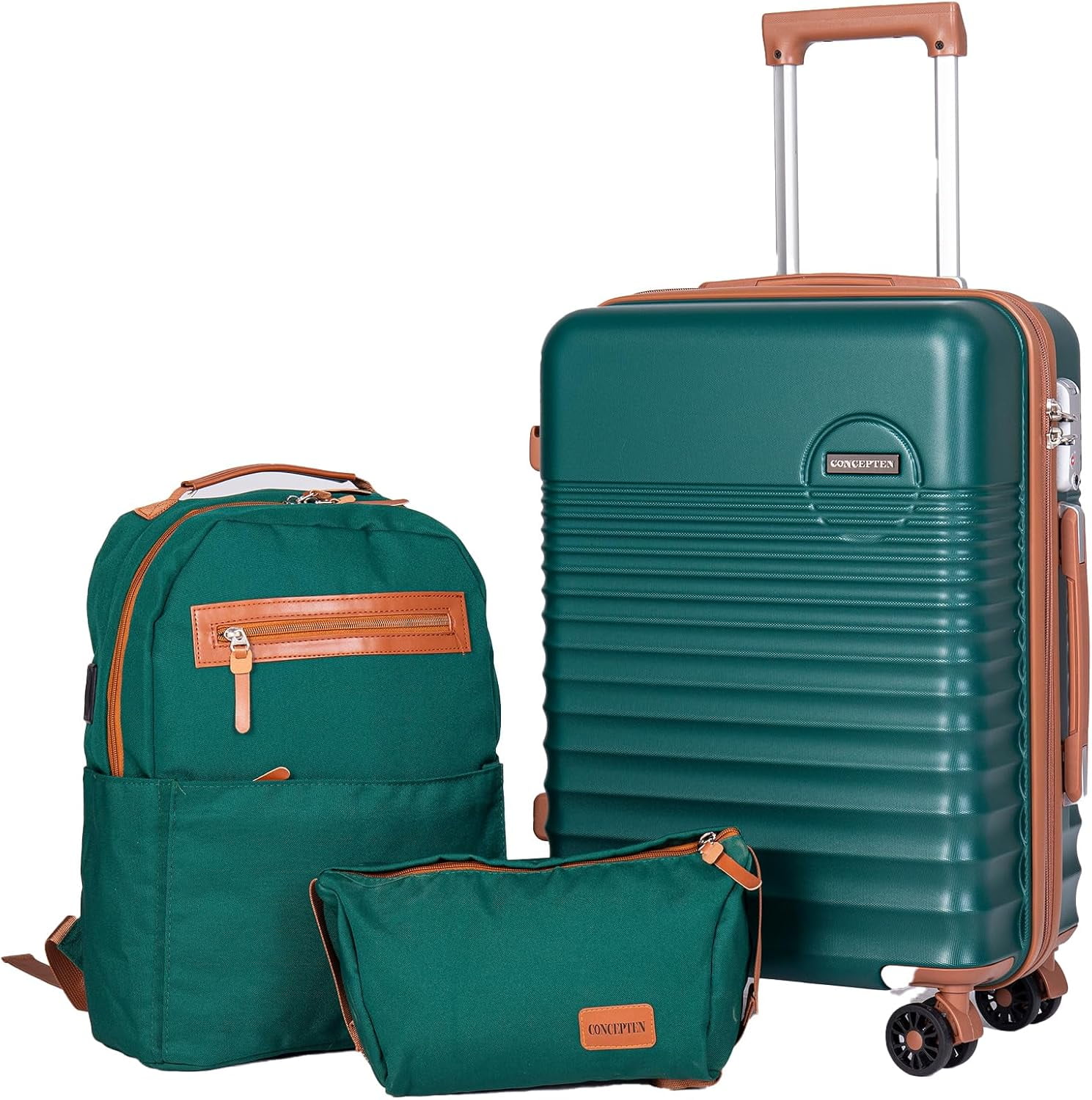 Carry On Luggage 22x14x9 Airline Approved, 20inch Hard Shell Suitcases