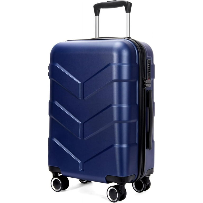 Carry On Luggage 22x14x9 Airline Approved with Spinner Wheels, 20