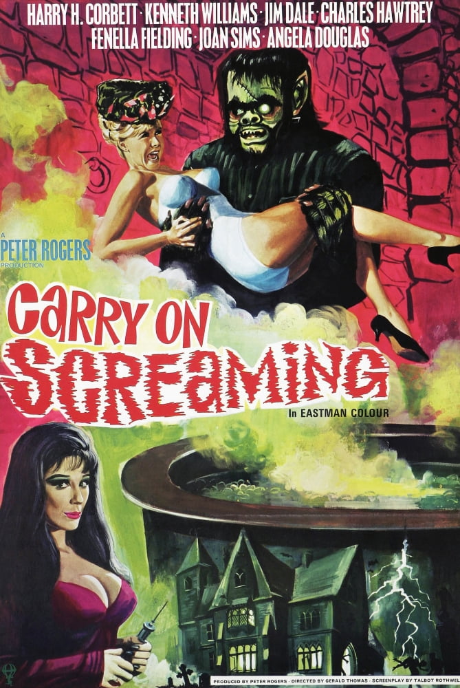 Carry On Screaming Canvas Art - (18 x 24)