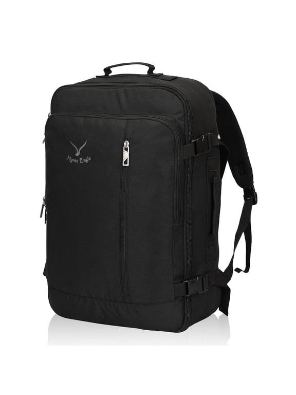 Carry-On Travel Backpack (38L) – Hynes Eagle – Black
