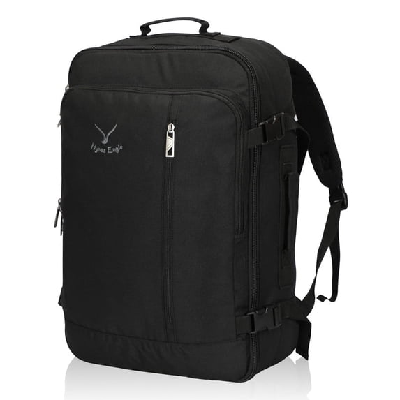 Carry-On Travel Backpack (38L) – Hynes Eagle – Black