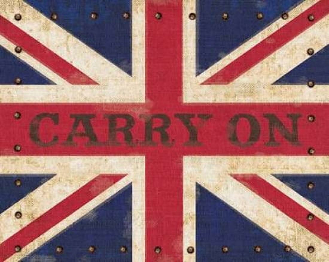 Carry On Union Jack Canvas Art - Sam Appleman (20 x 24)