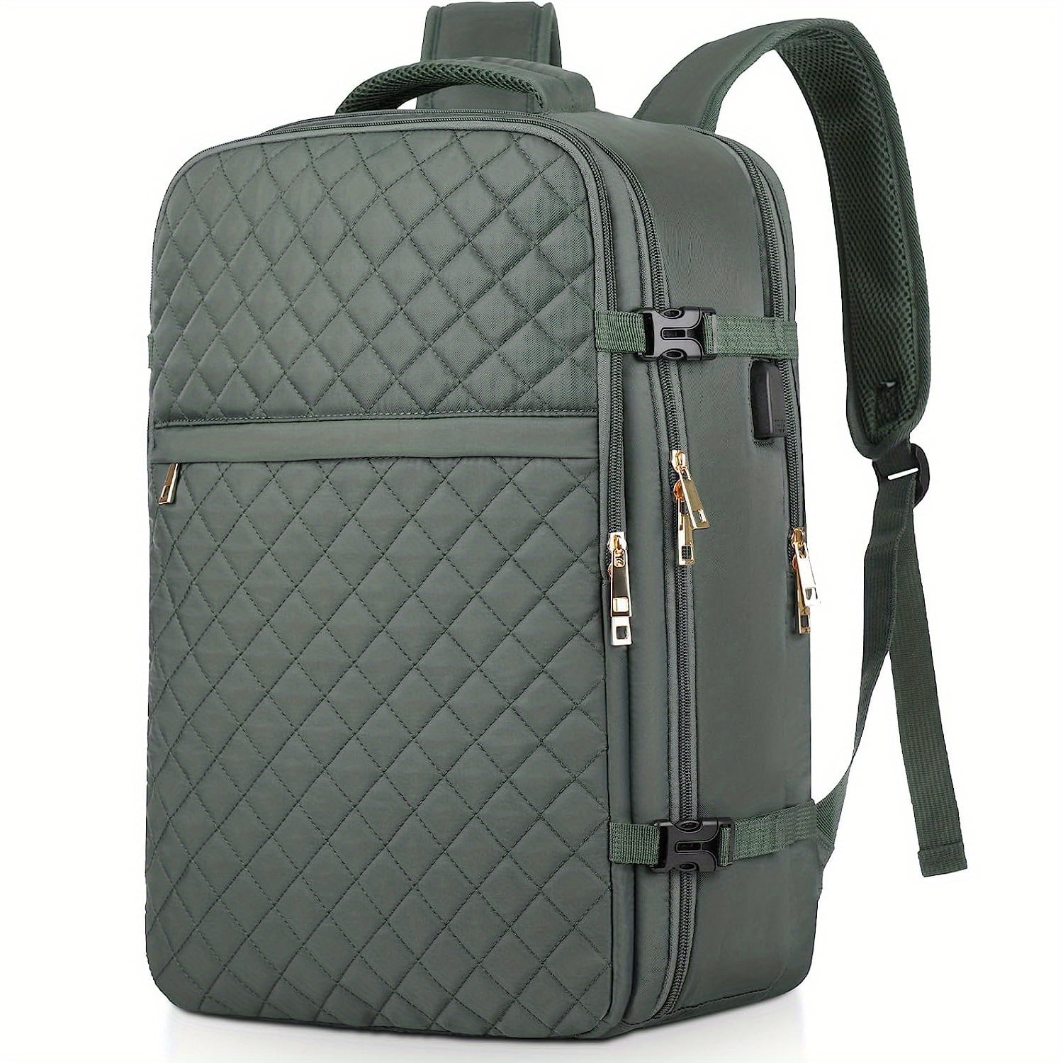 Carry On Zipper Backpack, Airlines Personal Item Bag With Laptop