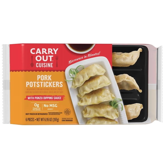 Carry Out Cuisine Pork Potsticker, 6.95 Ounce -- 6 per case