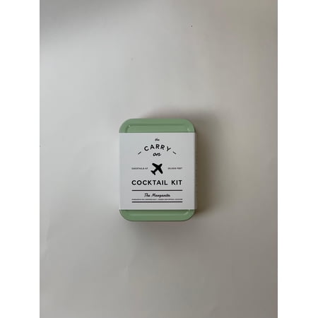 Carry on Cocktail Kit, Moscow Mule and Margarita, Travel Kit for Drinks on the Go, Craft Cocktails, Makes 4 Premium Cocktails, TSA Approved