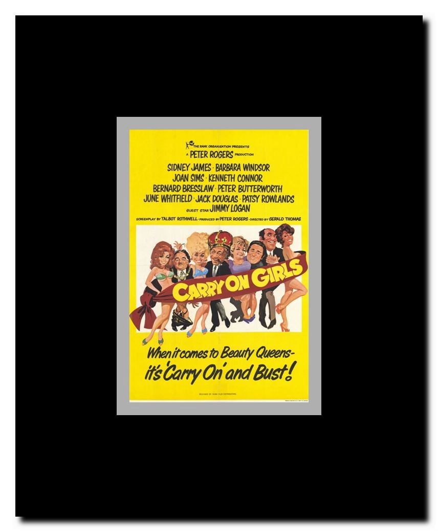 Carry on Girls Framed Movie Poster