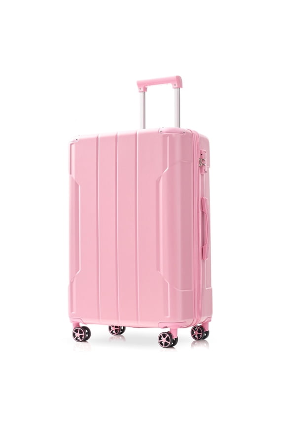 Carry on Luggage 24 inch, ABS+PC Lightweight 65L Capacity Hardshell Suitcase with TSA Lock & Wheels for Travel Trip