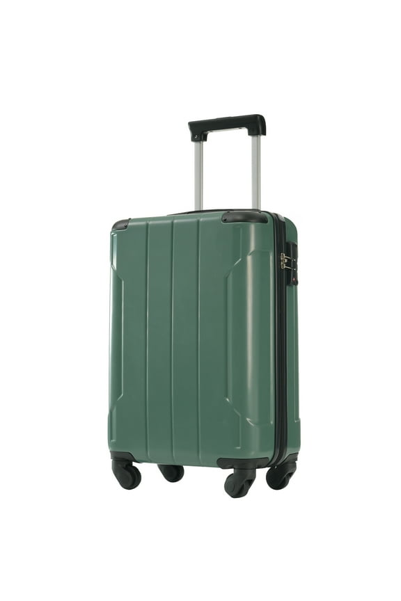 Carry on Luggage, Lightweight Durable ABS Suitcases with Double Wheels, Expandable 20-inch Travel Checked Luggage 20"